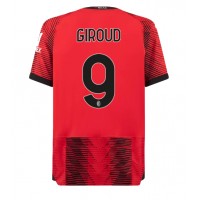Dres AC Milan Olivier Giroud #9 Domáci 2023-24 Krátky Rukáv